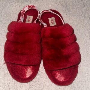 Red Ugg slippers